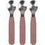 Filibabba  Łyżka silikonowa 3-Pack - Rose