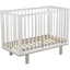 Polini Kids Lit à barreaux simple bois blanc gris 60x120 cm