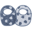 WÖRNER SÜDFROTTIER Drukknop Flats Teddy Blauw Set van 2 