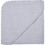 WÖRNER SÜDFROTTIER At home  osuška s kapucí světle šedá 100 x 100 cm 