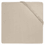 jollein Jersey Spannbettlaken Laufstallmatratze nougat 75 x 95 cm 