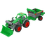 WADER QUALITY TOYS Farmer Technic - Traktor med framscoop og tippvogn
