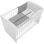 Schardt Bed Compleet Classic White Sterren grijs incl slpaazak 60 cm x 120 cm