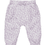 STACCATO  Spodnie miękkie liliowe wzorzyste 