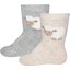 Ewers Chaussettes thermiques pack de 2 moutons gris/beige