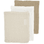 sand MeycoVaskehandske 3-pak blød/grå 20 x 17 cm