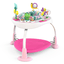 Bright Starts Bounce Bounce Baby™ 2-i-1 leketrampoline & bord, rosa