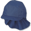 Sterntale Schirmmütze mit Nackenschutz blau