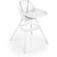 babyGO Simple jídelní židlička white