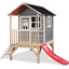Dřevěný domek na hraní EXIT Loft 300 - šedý