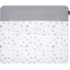 Alvi Pusleunderlag med betræk, Stjerne Sølvgrå Eksklusiv 85 x 70 cm 