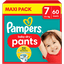 Pampers Large Dětské suché kalhoty, velikost 7 Extra , 17 kg+, Maxi balení (1 x 60 kalhot)