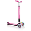 Globber Trottinette enfant 3 roues Elite Prime, planche roue lumineuse rose