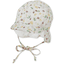 Sterntaler Ekologiczna czapka z daszkiem i osłoną na kark ecru