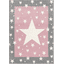 LIVONE Vloerkleed Kids love Rugs FANCY zilvergrijs/roze 120x170cm