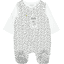 STACCATO romper + skjorte hvitmønstret