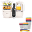 babymoov Robot da cucina Nutribaby plus Mineral beige +  babymoov Kit Multi Set Babybols Contenitore per alimenti XXL