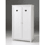 VIPACK Armoire enfant 2 portes Amori bois blanc