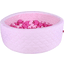 knorr toys Ballenbak soft Cosy heart rose inclusief 300 ballen pink