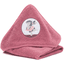 fillikid Cape de bain enfant lapin mauve 75x75 cm