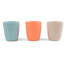 Done by Deer ™ Taza para beber mini mezcla de colores, paquete de 3 de silicona 