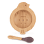 miniland Geschirrset aus Schale und Holzlöffel wooden bowl chick