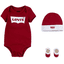 Levi's® Kids Body enfant bonnet chaussettes rouge 3 pièces