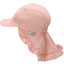 Sterntaler Gorra de pico con protección de cuello rosa