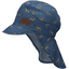 Sterntaler Peaked cap med nackskydd marine 