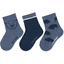 Sterntaler Lot de 3 chaussettes pour bébé Ours bleu encre 