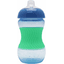 Nûby drinkbeker met siliconen handvat 180ml vanaf 4 maanden in blauw