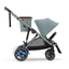 cybex GOLD Poussette électrique e-Gazelle S Taupe Stormy Blue