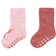 Sterntaler Chaussettes ABS pack double chevreuil rose poudré melange  