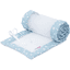 babybay® nest mesh piqué nadaje się do Boxspring XXL lazurowy niebieski gwiazdki biały