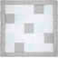 emma & noah Krabbeldecke Patchwork Mint 120 x 120 cm
 