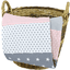 Dětská přikrývka Ullenboom & plyšová deka 100X140 cm růžová šedá
