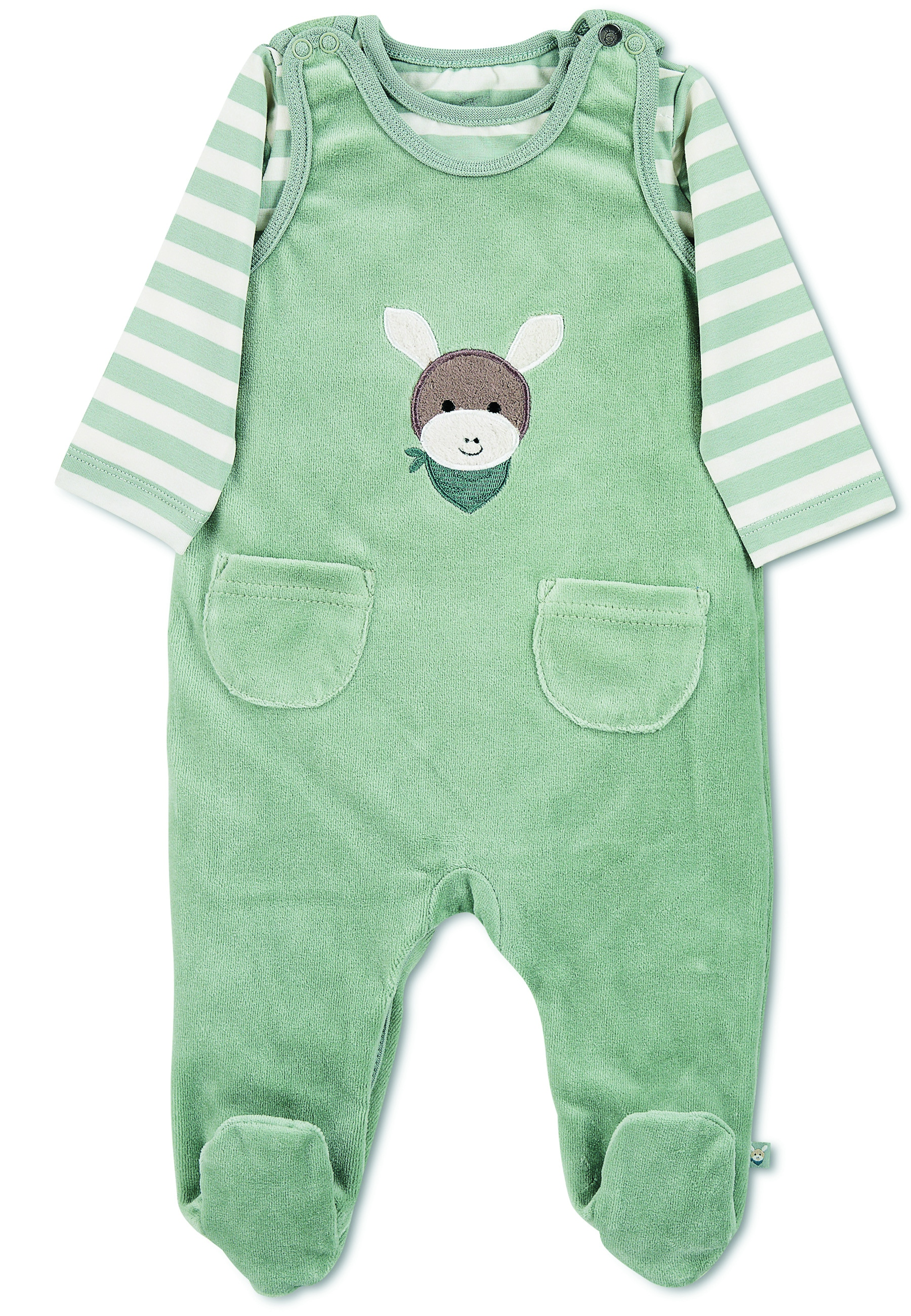 Sterntaler Romper set Emmi zielony 