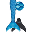 XTREM Speelgoed en Sport - FIN FUN Mermaid Merm aiden s Original L/XL, blauw