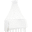 babybay® Ciel pour lit cododo piqué bande tous modèles blanc pois gris nacré