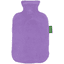 fashy Varmtvandsflaske 2L med fleecebetræk i lilla