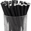Luxentu Papier-Trinkhalme Cocktail 15 cm 100er Set schwarz
