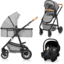 lionelo Kinderwagen Amber 3 in 1 grey stone