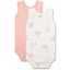 Sanetta Body Doppelpack Giraffen offwhite/ rosa 