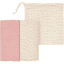 LÄSSIG Panni in mussola L - 2 pz, rosa 80 x 80 cm