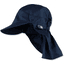 Sterntaler cappello a visiera con protezione del collo blu scuro