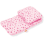 Pinolino Biancheria da letto per carrozzina per bambola cuori rosa, 2 pezzi
