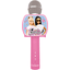 LEXIBOOK Barbie Bluetooth-karaokemikrofoni, jossa on sisäänrakennettu kaiutin ja Smartphone -jalusta.