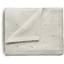 mushie Pointelle Ivory Stickad filt 80 x 100 cm