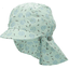 Sterntaler Peaked Cap kaulasuojalla Medium Green