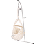 SCHMUSEWOLKE Baby Federwiege inklusive Schafwoll-Matratze und Gestell Jojo Beige